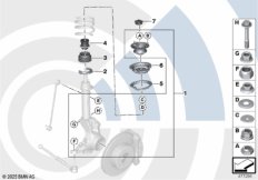 Ремкомплект опорного подшипника