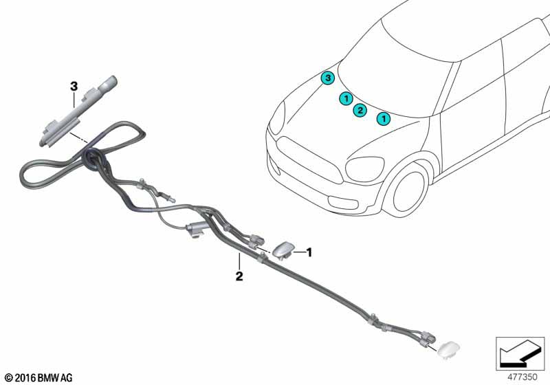Детали стеклоомывателя