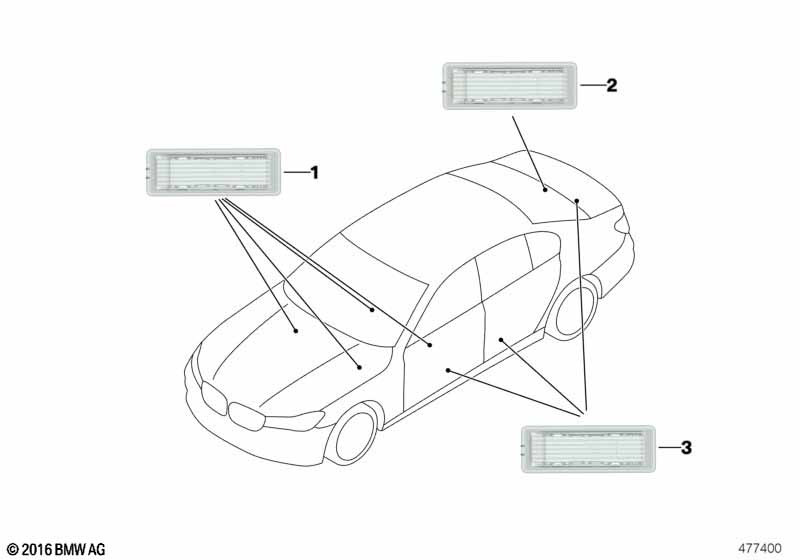 Различн.осветительные приборы салона