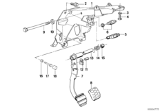 Педаль/выключатель стоп-сигналов