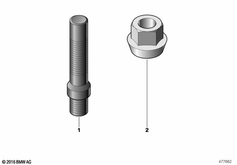 Болт подшипника ступицы колеса