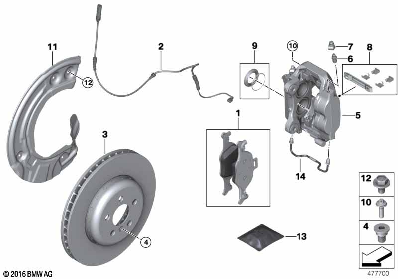 G-серия колодки передние