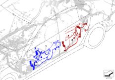 Жгуты проводов двери