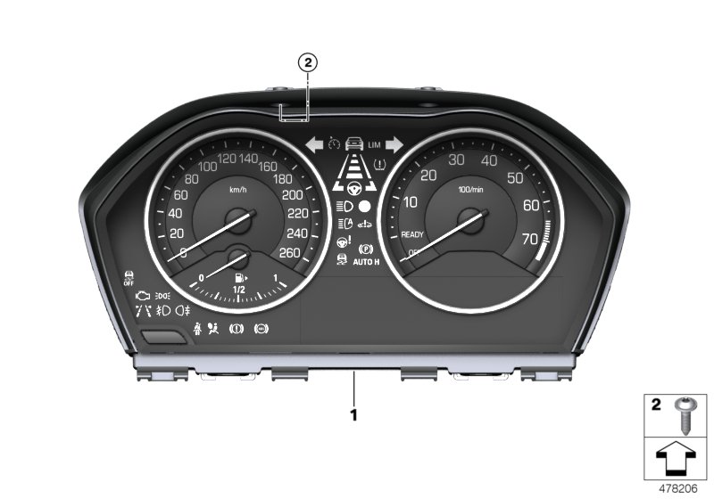комбинация приборов