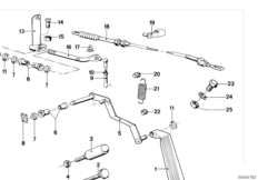 Привод педали акселератора/тросик