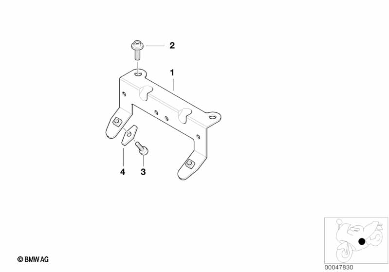Кронштейн катушки зажигания