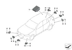 Сигнализация авар.сближен.при парк.(PDC)