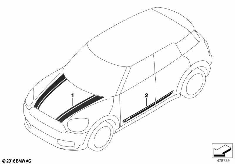 Дооснащение декоративной полосой