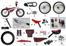Зап.части BMW - Kidsbike NF II красный