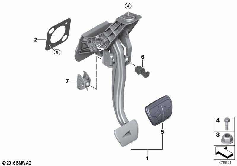 Педальный механизм АКПП