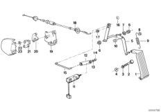 Привод педали акселератора/датчик полож.