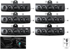 Блок переключателей в центр.консоли