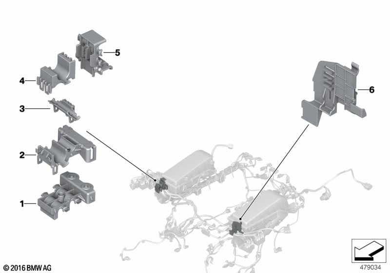 Крепежные детали жгут проводов