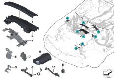 Держатель провода/крышка