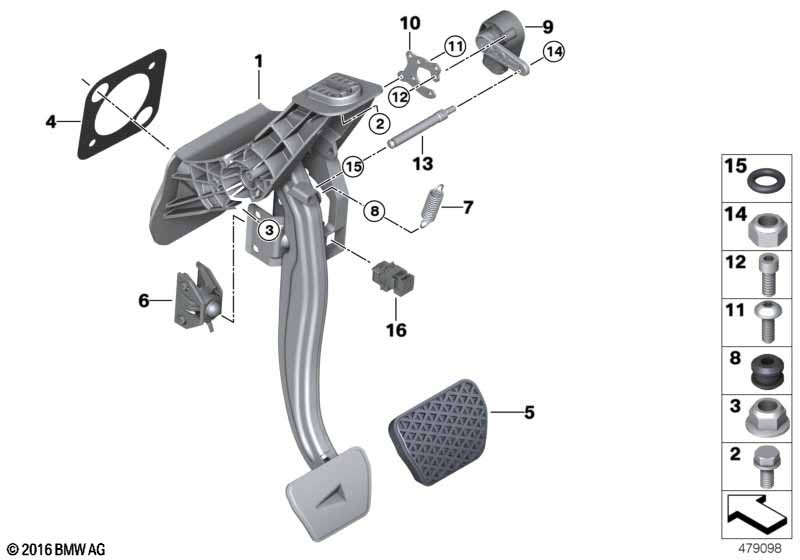 Педальный механизм АКПП