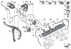 Вакуумное управление турбонагнетателя