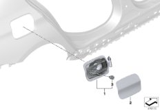 Заслонка заливного отверстия