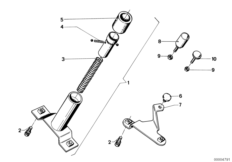 Привод педали акселератора-упор