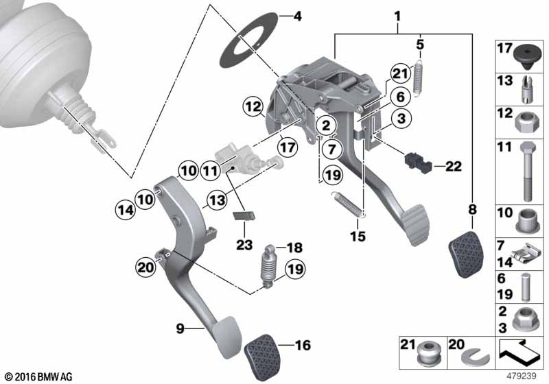 ZB Fusshebelwerk M Uebertotpunktfeder