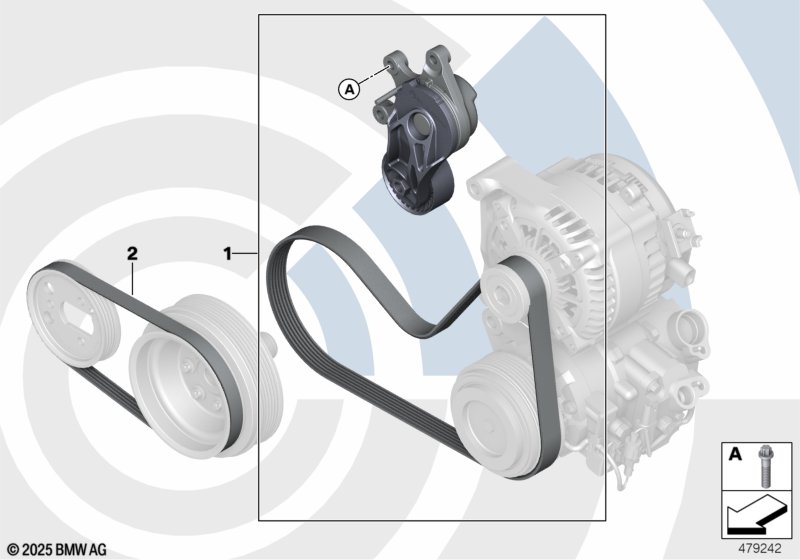 N20 ремкомплект ременного привода