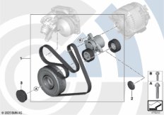Рем.к-т ременного привода Value Line