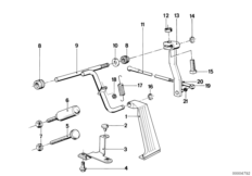 Привод педали акселератора/рычаги и тяги