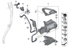 Фильтр с акт.углем/вентил.с.подачи топл.