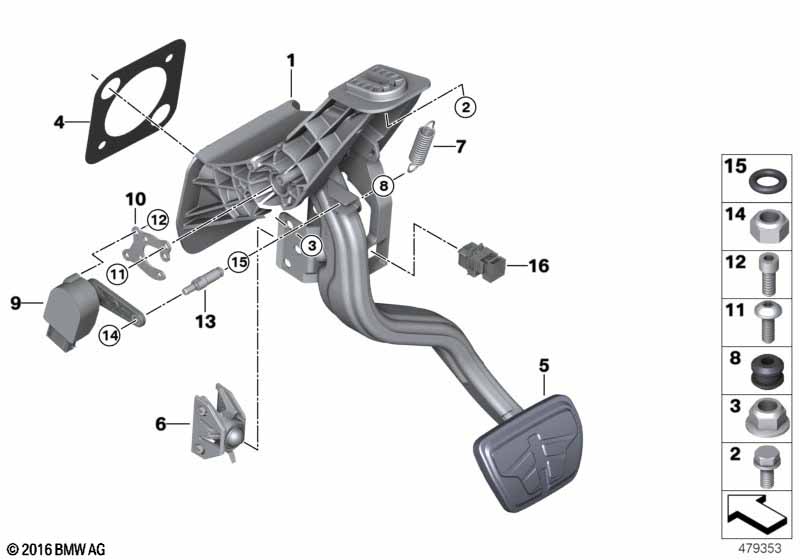 Педальный механизм АКПП