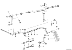 Привод педали акселератора/рычаги и тяги