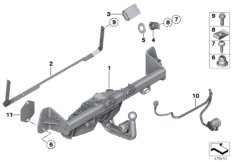 Тягово-сцепн.устр-во откидное электрич.