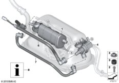Фильтр с акт.углем/вентил.с.подачи топл.