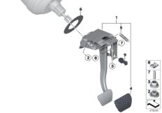 Педальный механизм АКПП