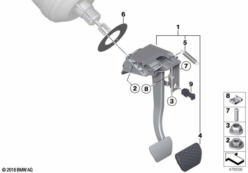 Педальный механизм АКПП