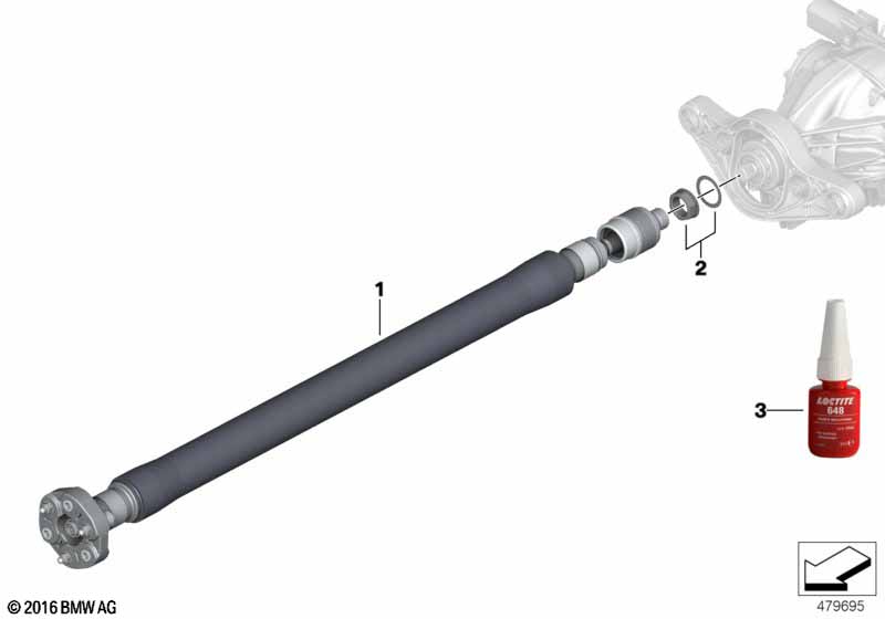 F80/F82 кардан