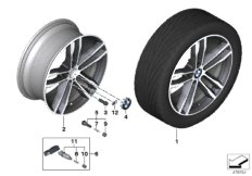 BMW кол.с л/с диск.M сдв.спицы 704 - 19"