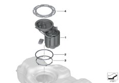 Топливный насос/датчик уровня наполнения