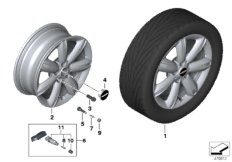 MINI л/с диск Star Spoke 539 - 17" SZ
