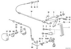 Привод педали акселератора/датчик полож.