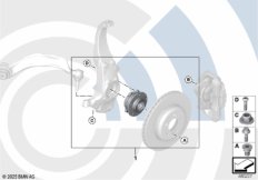 Рем.комплект ступицы переднего колеса