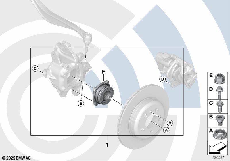 Ремкомплект подшипника ступицы кол.Зд