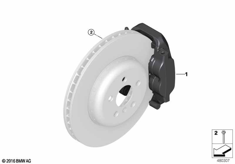 Дооснащение Design тормоз черный впереди