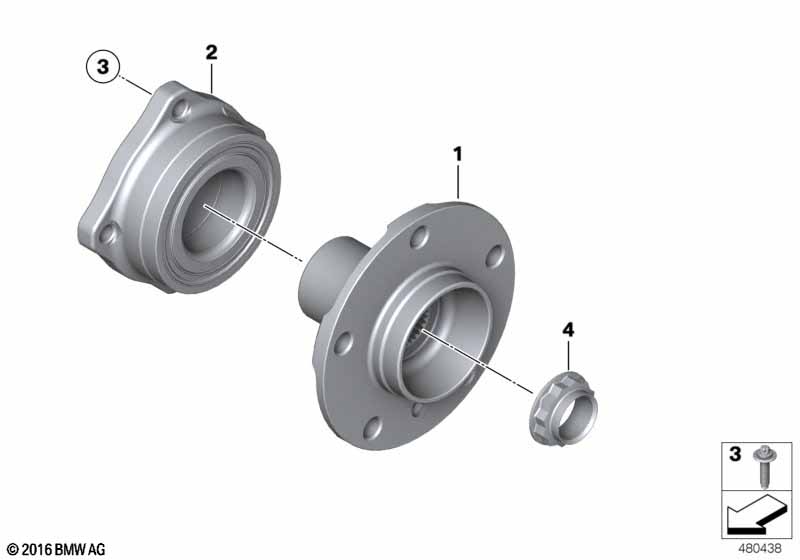 Полуось задн.моста/подшипн.ступ.колеса