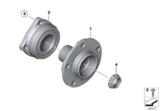 Полуось задн.моста/подшипн.ступ.колеса