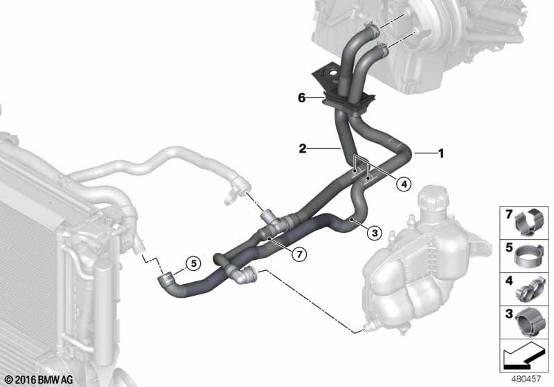Шланги охлаждающей жидкости
