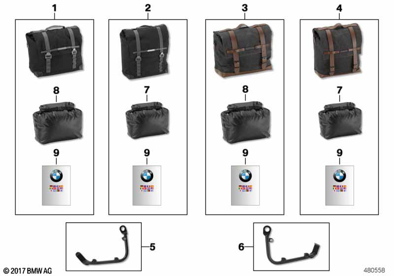 Боковые сумки