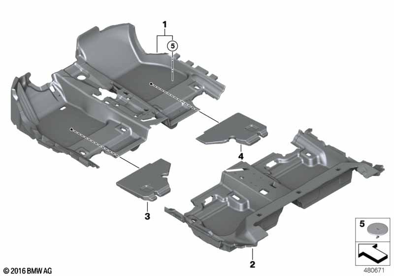 облицовка днища
