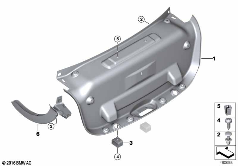 облицовка багажной двери