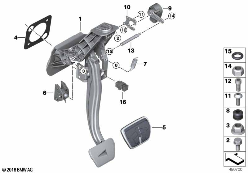 Педальный механизм АКПП