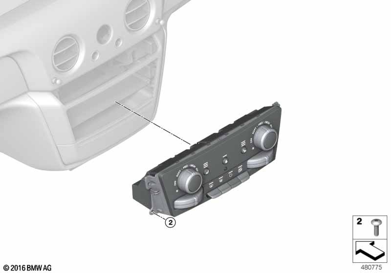 Панель управления кондиционера