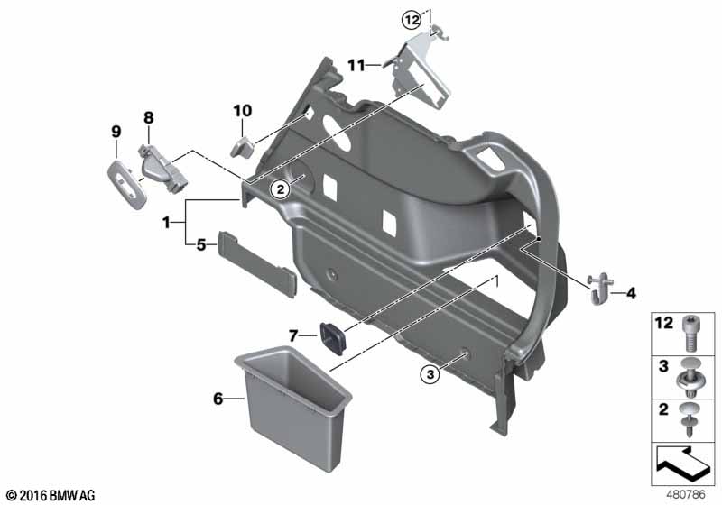 Обшивка багажного отделения П